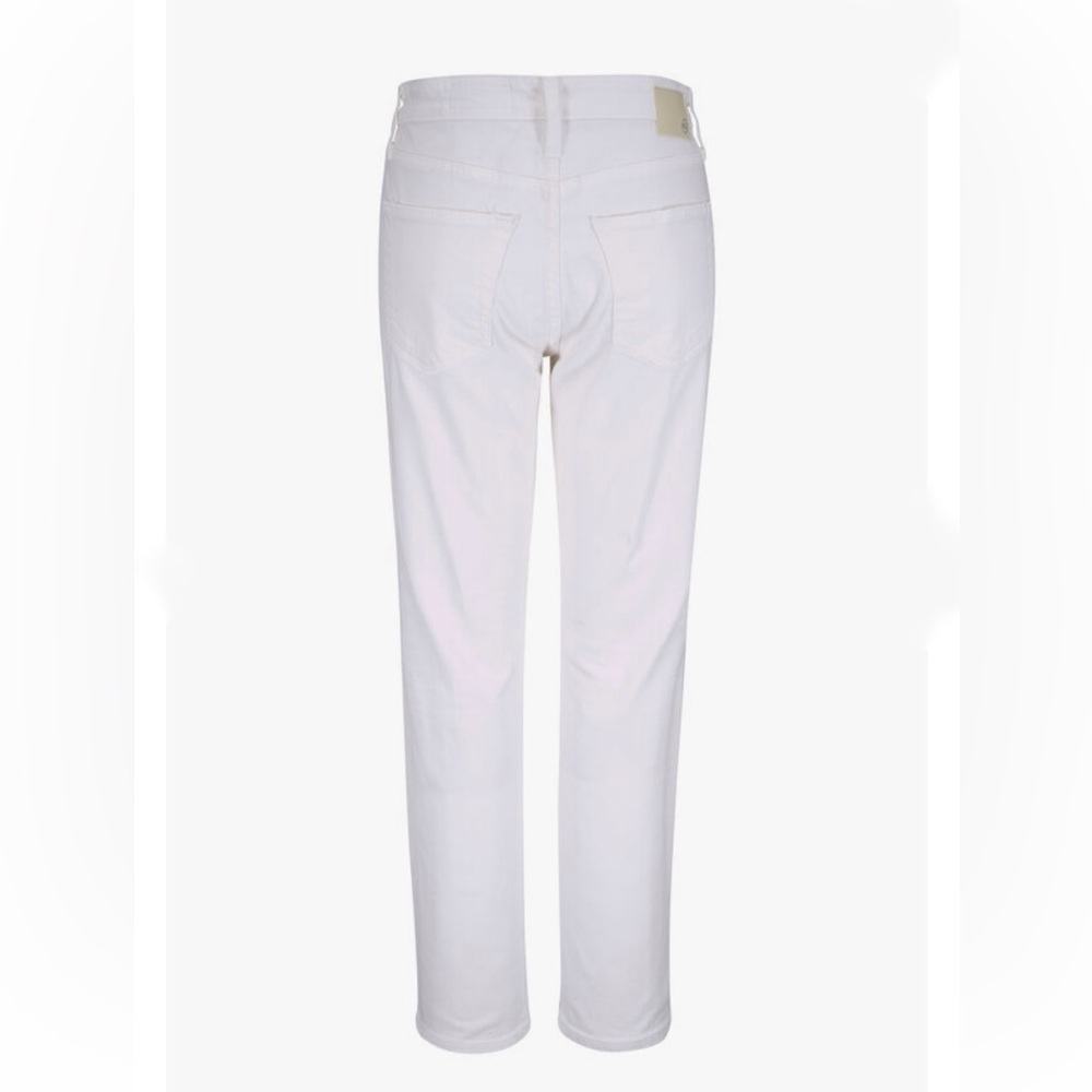 NWT AG EX BOYFRIEND SLIM slouch WHITE JEANS - Picture 2 of 15